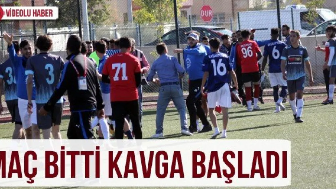 Maç bitti kavga başladı