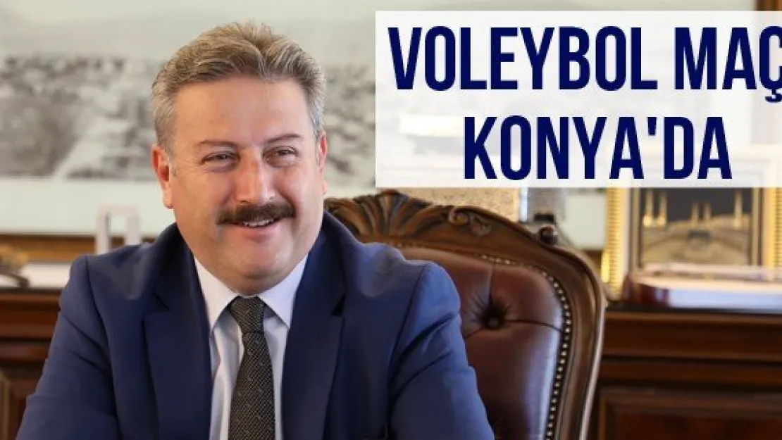 Voleybol maçı Konya'da