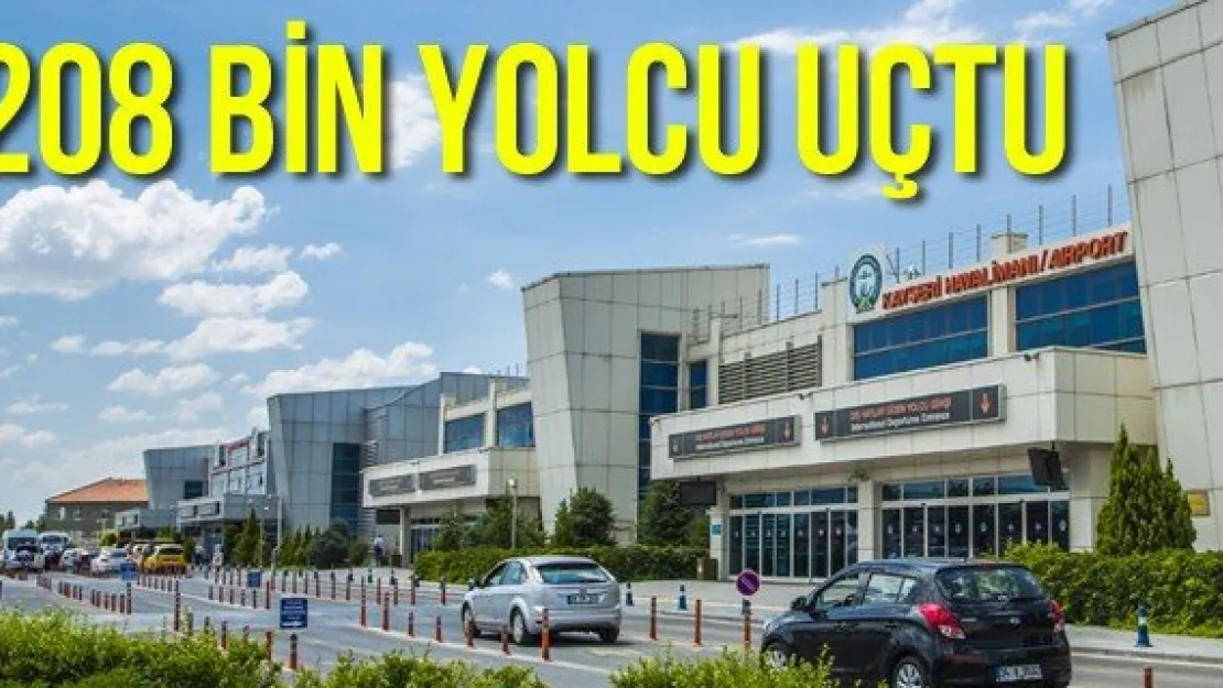 208 bin yolcu uçtu