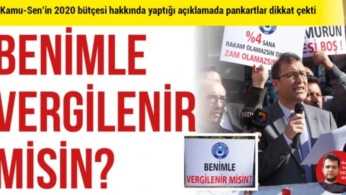 BENİMLE VERGİLENİR MİSİN?