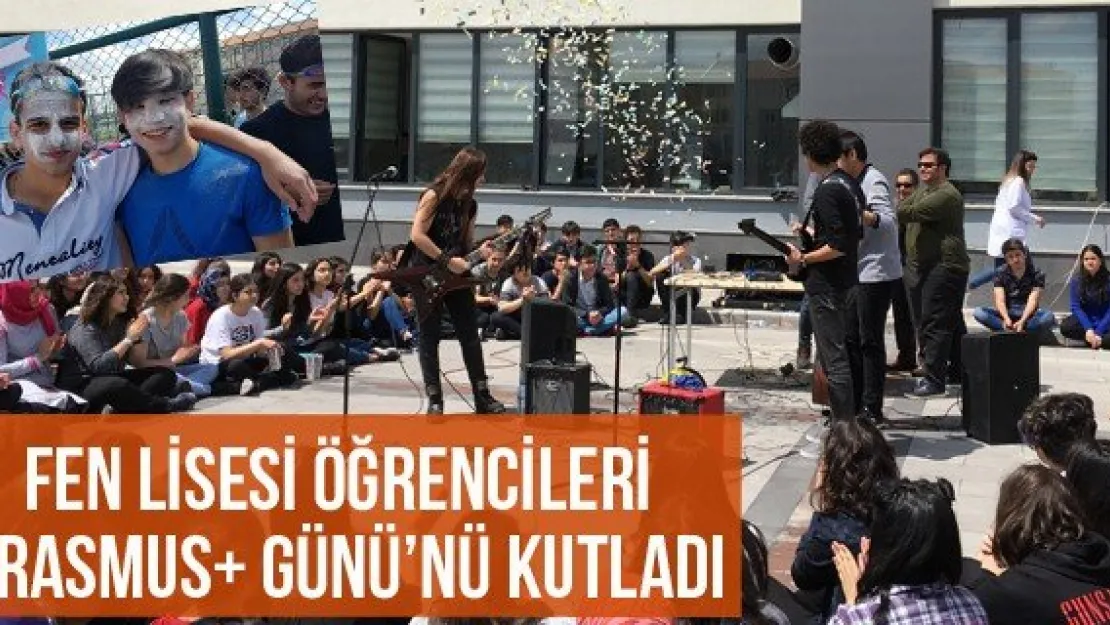 Fen lisesi öğrencileri Erasmus+ Günü'nü kutladı