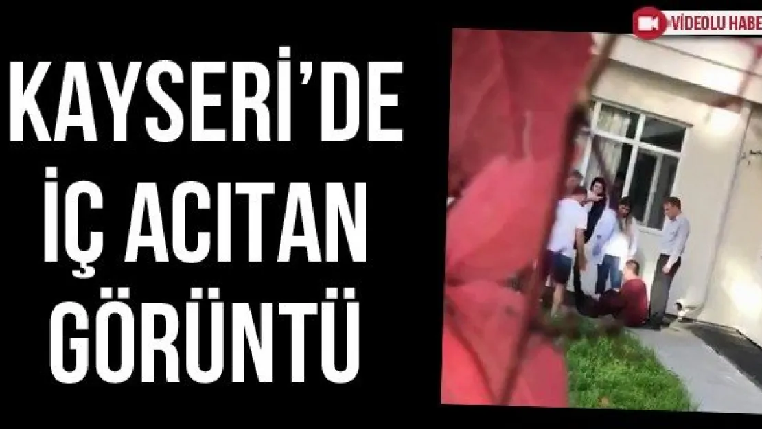 Kayseri'de iç acıtan görüntü
