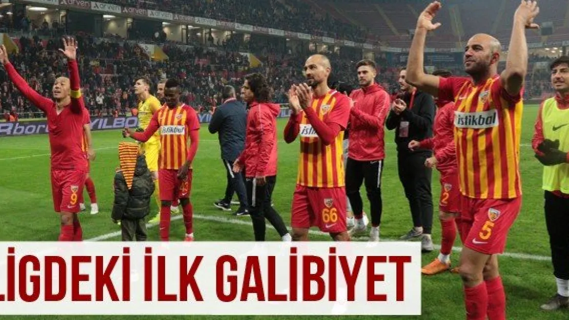 LİGDEKİ İLK GALİBİYET