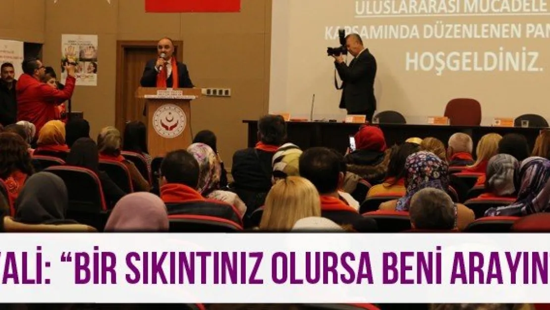 Vali: 'Bir sıkıntınız olursa beni arayın'