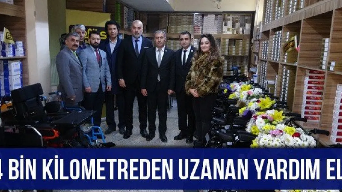 4 bin kilometreden uzanan yardım eli