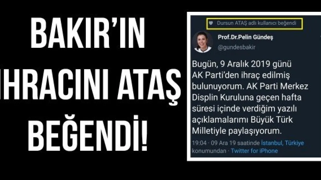 BAKIR'IN İHRACINI ATAŞ BEĞENDİ!