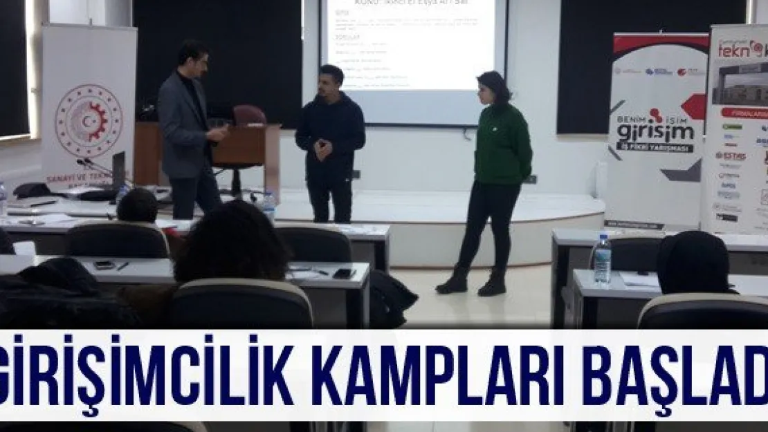 Girişimcilik Kampları Başladı