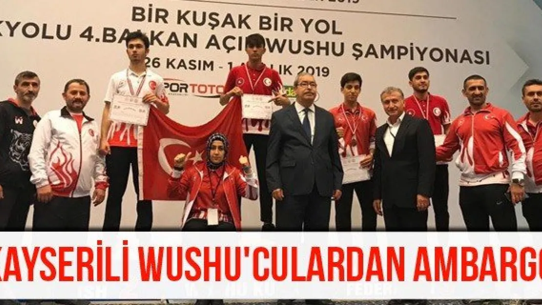 Kayserili Wushu'culardan ambargo