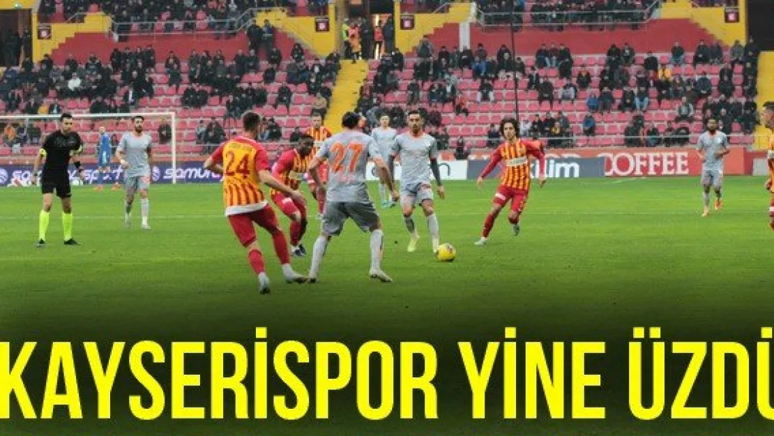 Kayserispor Yine Üzdü