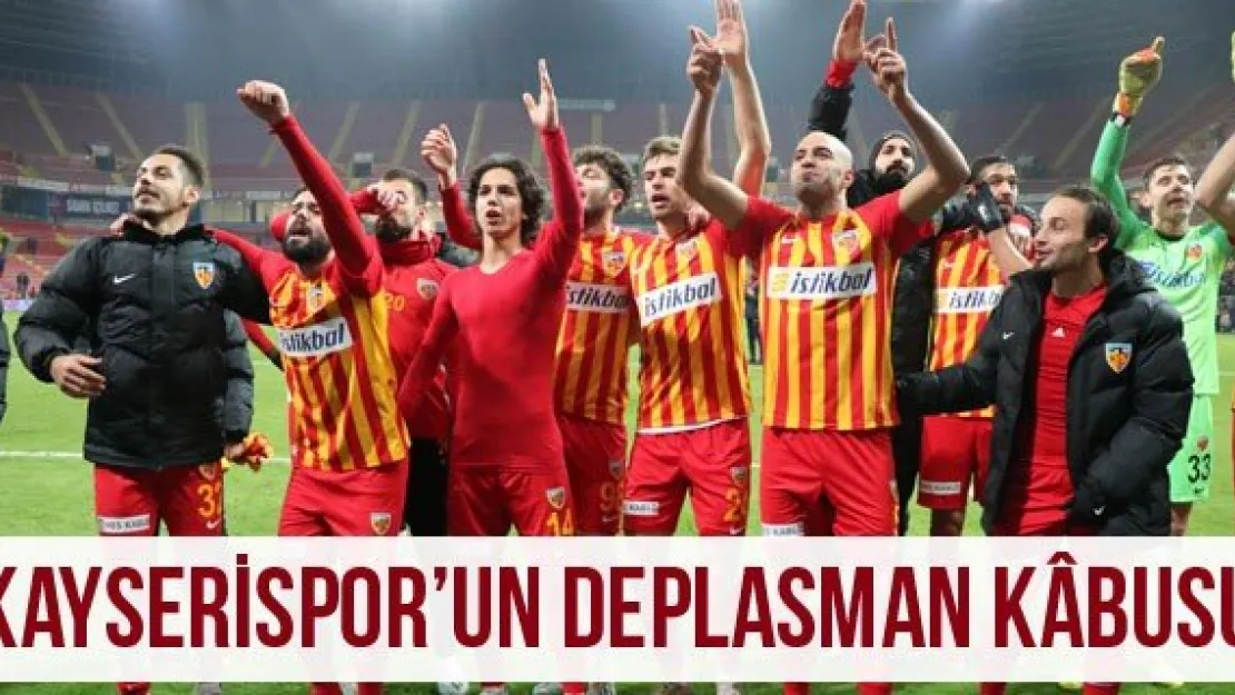 Kayserispor'un deplasman kbusu