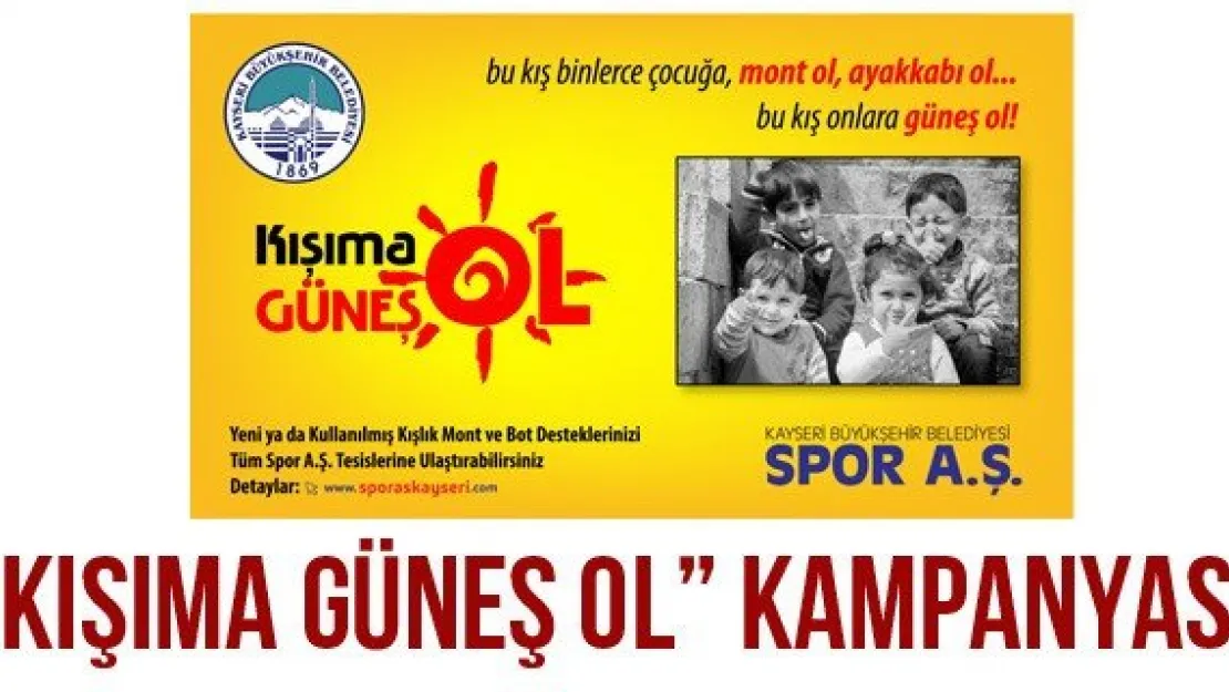 'Kışıma Güneş Ol' kampanyası