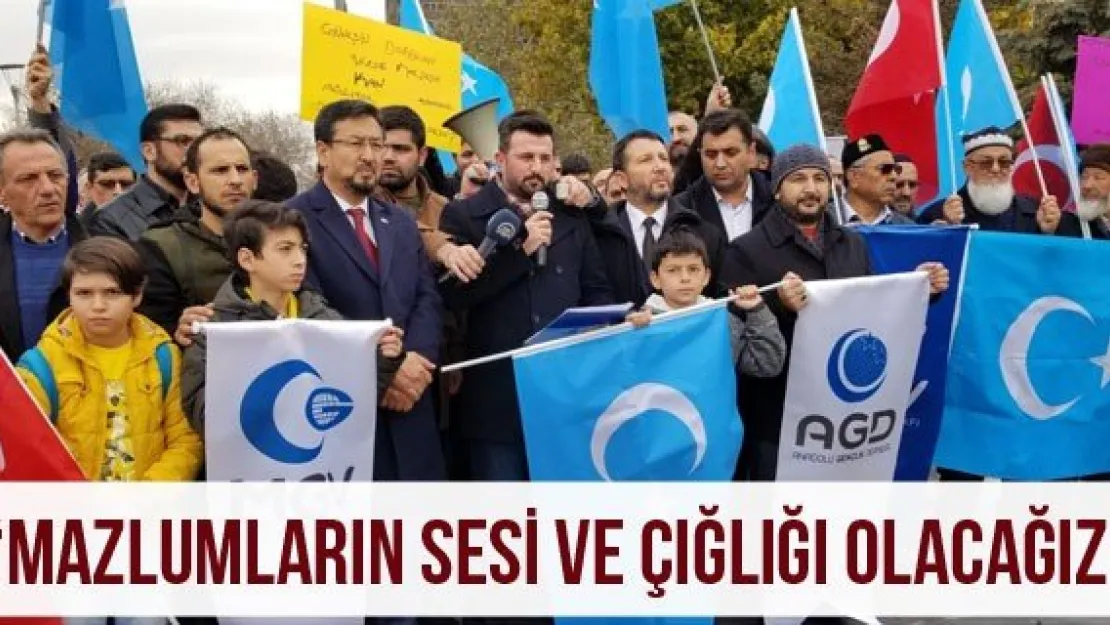 'Mazlumların Sesi Ve Çığlığı Olacağız"