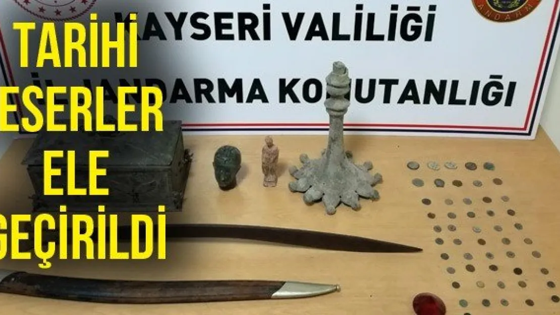 Tarihi eserler ele geçirildi