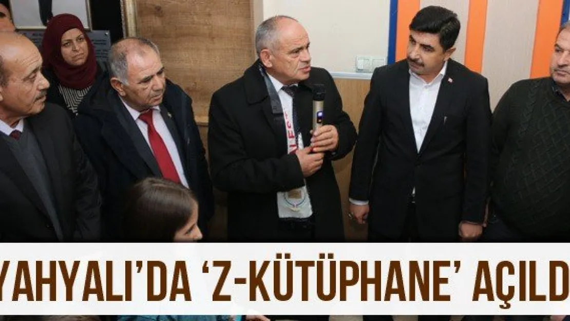 Yahyalı'da 'Z-Kütüphane' açıldı