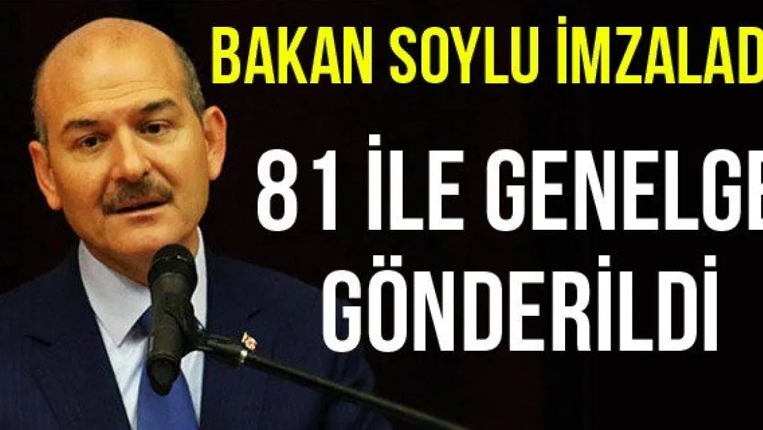 81 İle genelge gönderildi