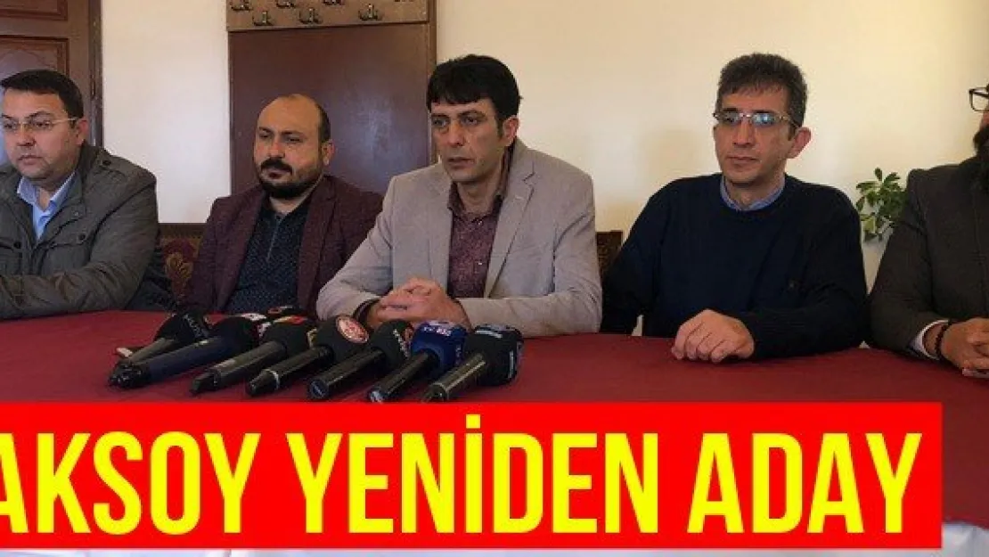 Aksoy yeniden aday