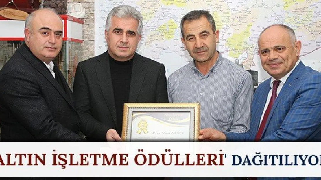 'Altın işletme ödülleri' Dağıtılıyor
