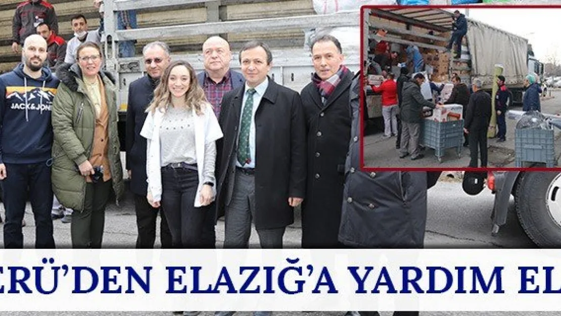 ERÜ'den Elazığ'a yardım eli