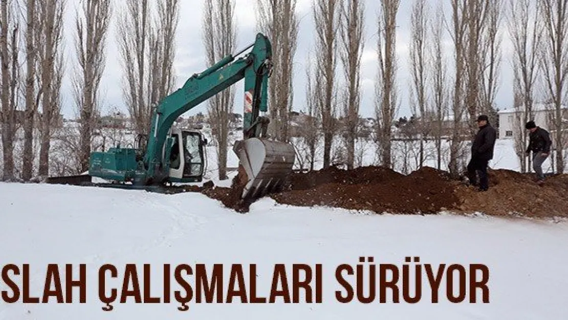 Islah çalışmaları sürüyor