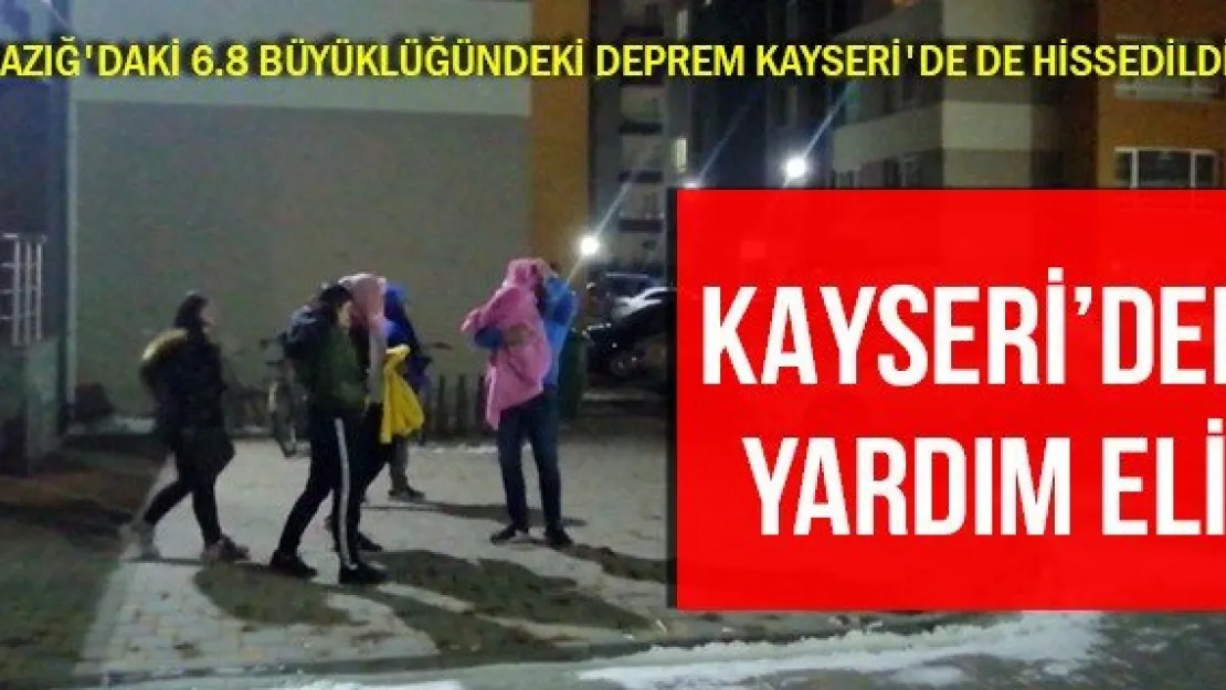 Kayseri'den yardım eli