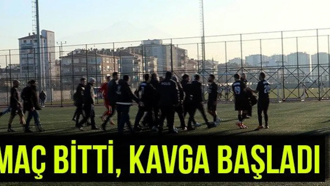 Maç bitti, kavga başladı