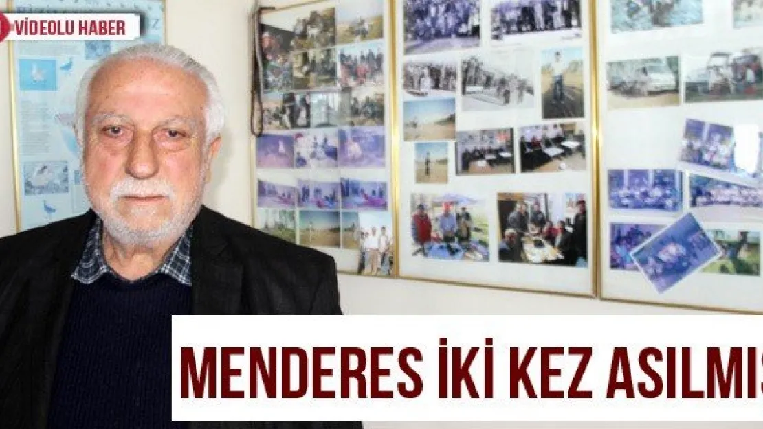 Menderes iki kez asılmış