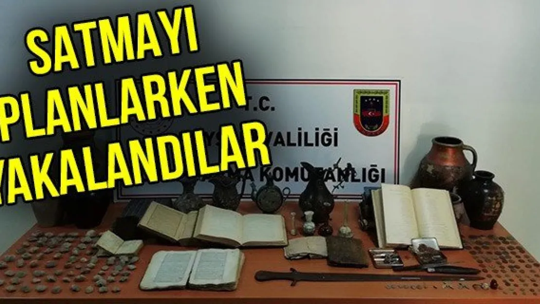 Satmayı planlarken yakalandılar