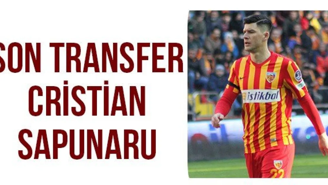 Son transfer Cristian Sapunaru