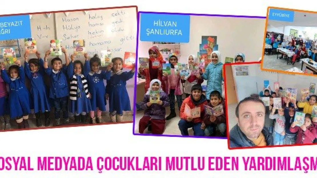 Sosyal medyada çocukları mutlu eden yardımlaşma