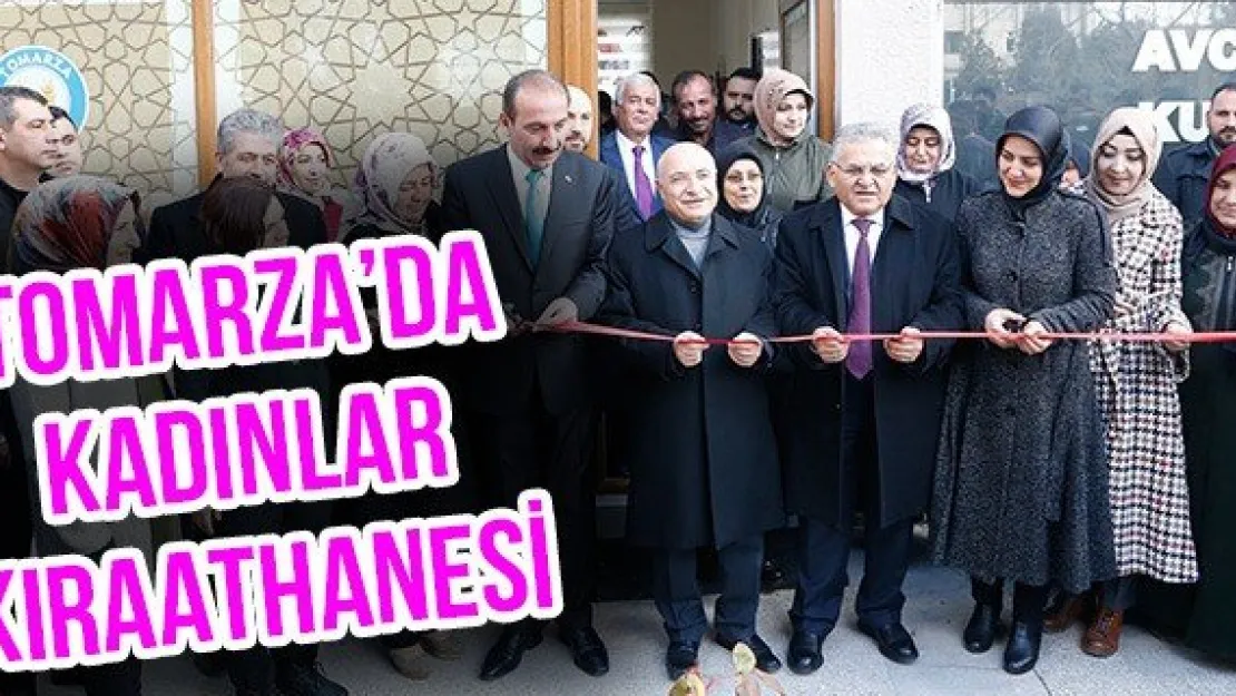 Tomarza'da Kadınlar kıraathanesi