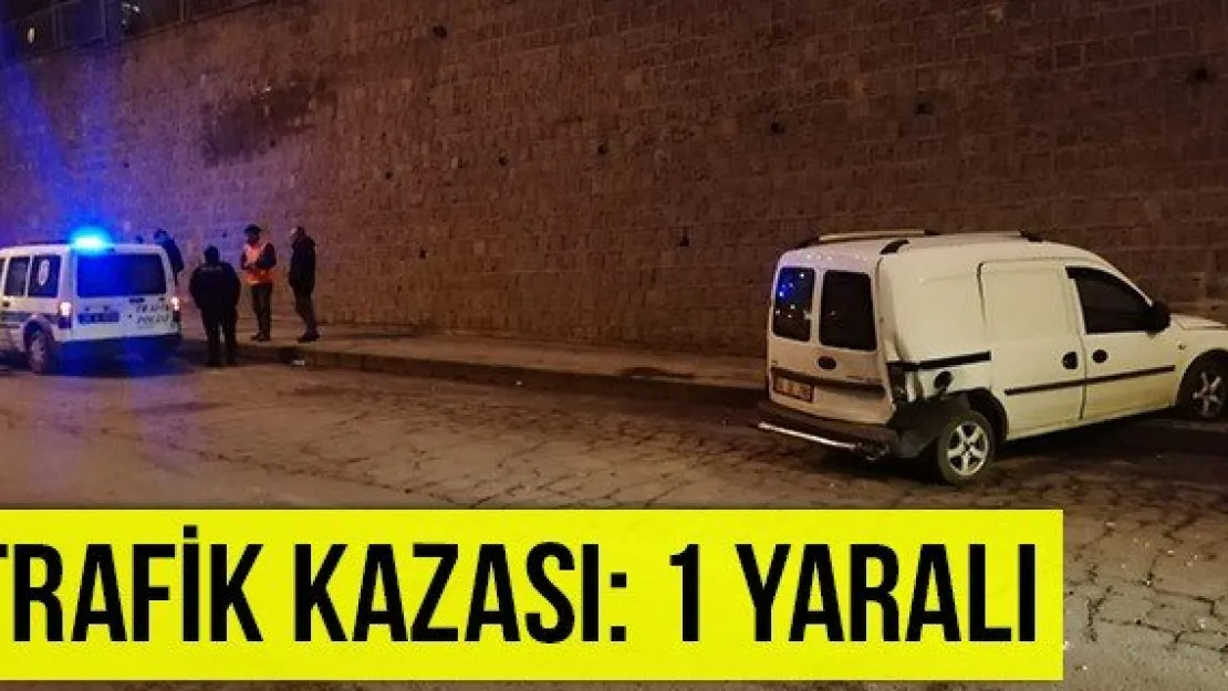 Trafik Kazası: 1 Yaralı