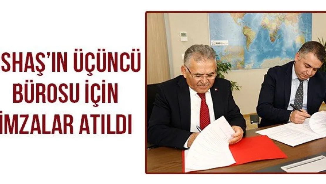 USHAŞ'ın Üçüncü Bürosu için imzalar atıldı