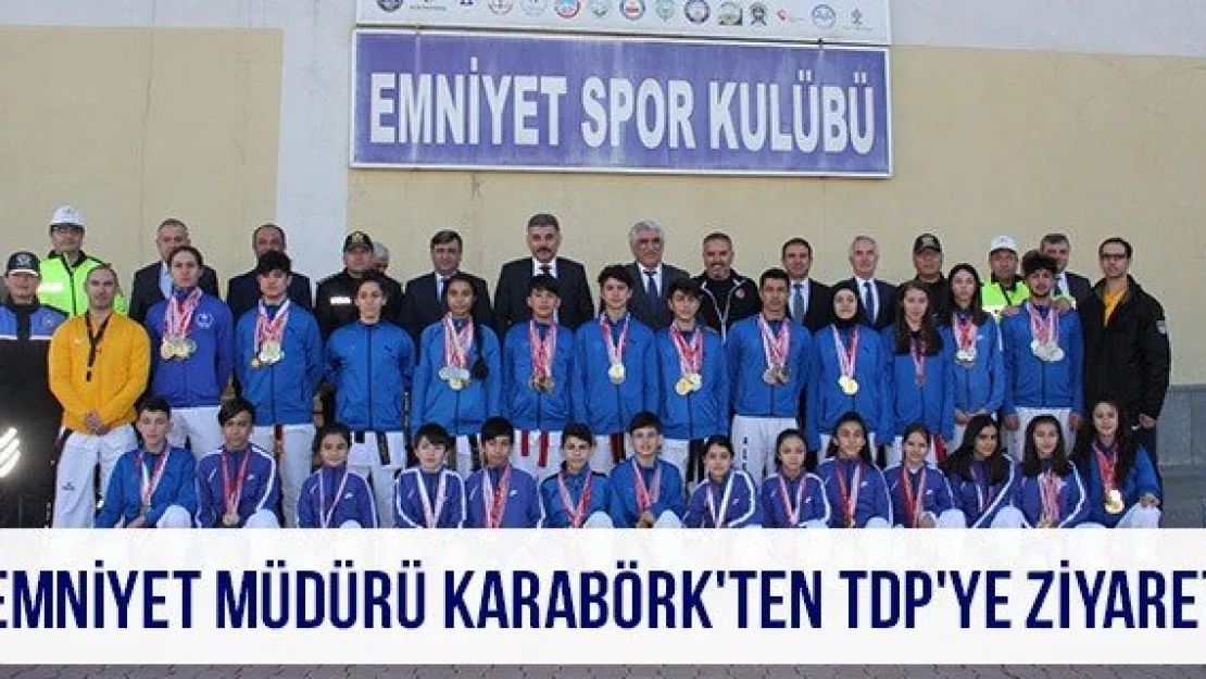 Emniyet Müdürü Karabörk'ten TDP'ye ziyaret
