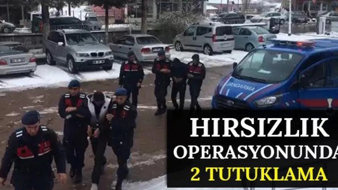 Hırsızlık Operasyonunda 2 Tutuklama