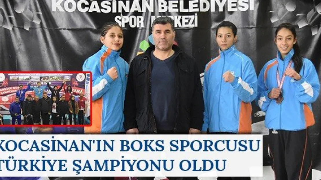 Kocasinan'ın boks sporcusu Türkiye Şampiyonu Oldu