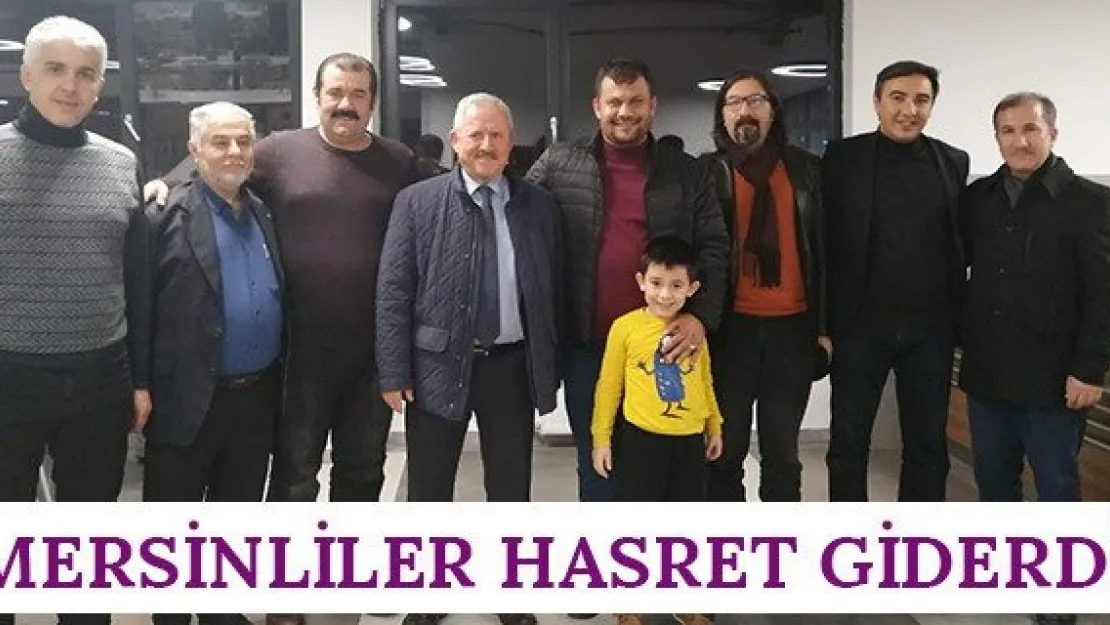 Mersinliler hasret giderdi