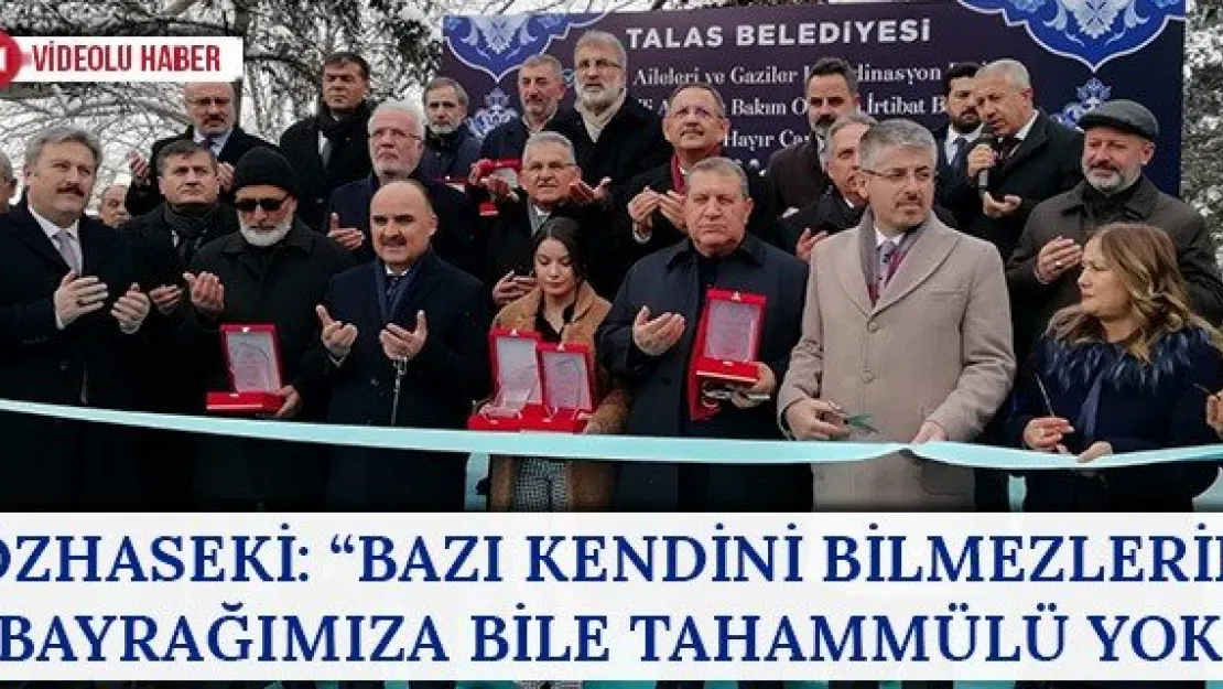 Özhaseki: 'Bazı kendini bilmezlerin bayrağımıza bile tahammülü yok'