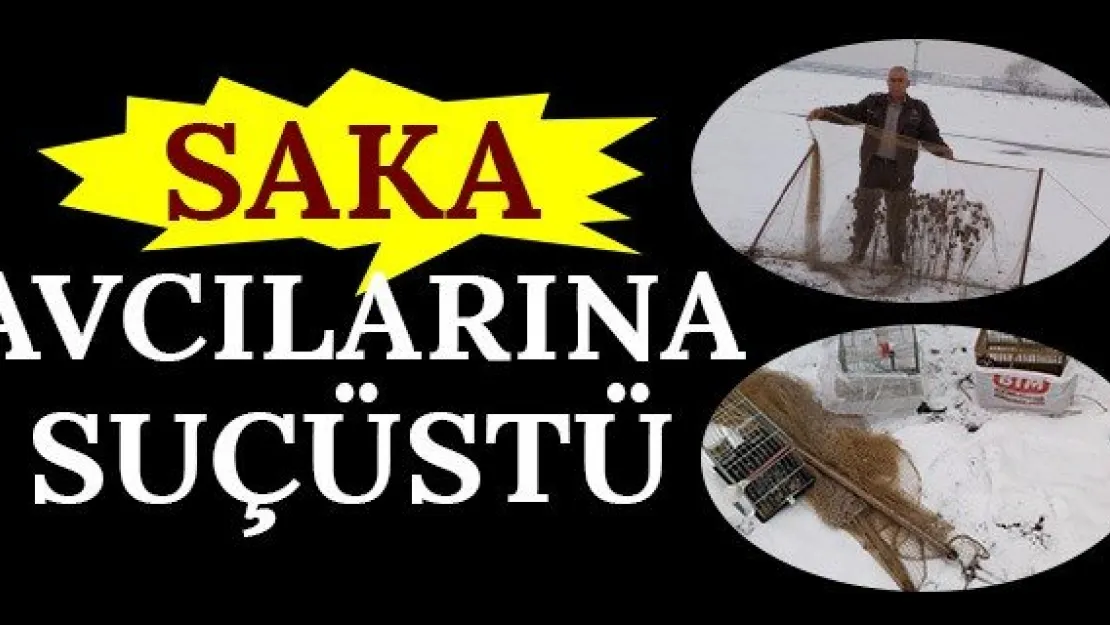 Saka avcılarına suçüstü