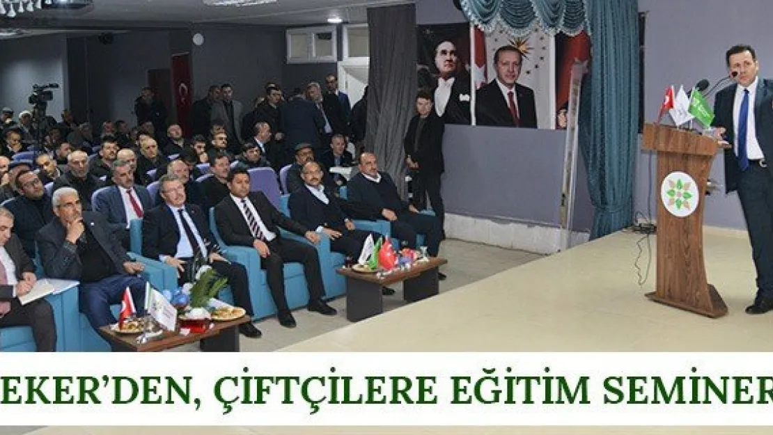 Şeker'den, Çiftçilere Eğitim Semineri