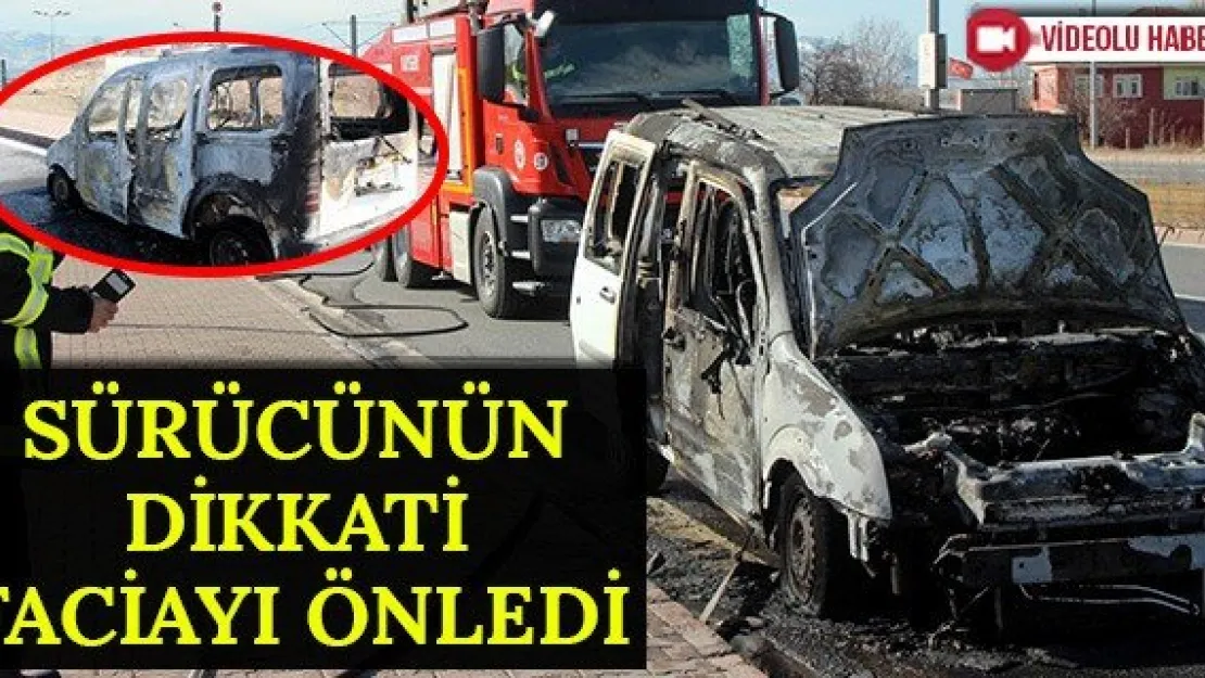 Sürücünün dikkati faciayı önledi