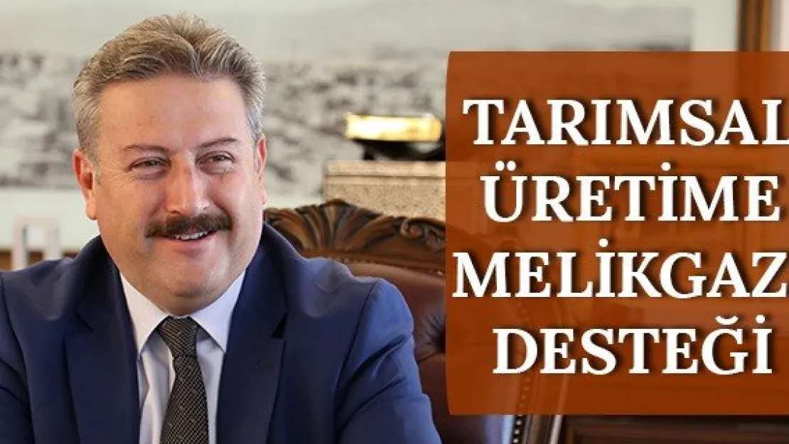 Tarımsal üretime Melikgazi desteği