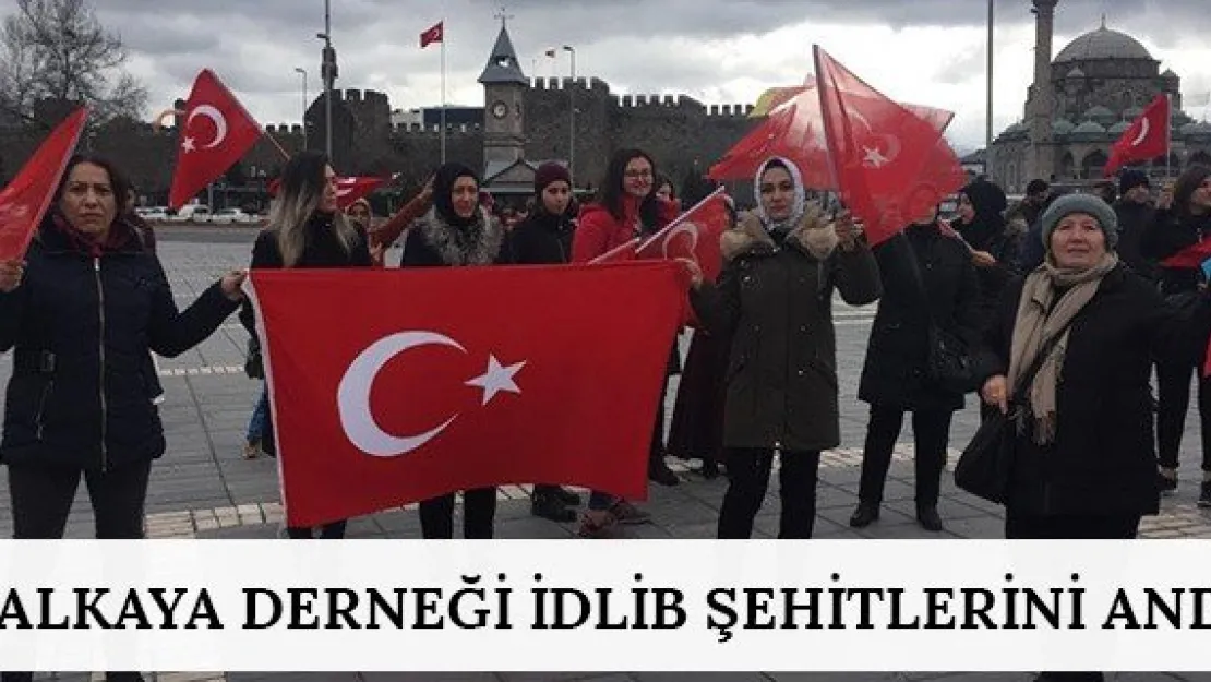 Balkaya Derneği İdlib şehitlerini andı