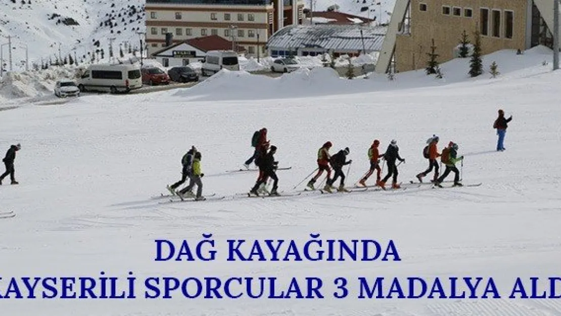 Dağ kayağında Kayserili sporcular 3 madalya aldı