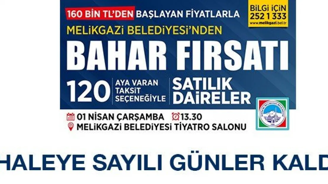 İhaleye sayılı günler kaldı