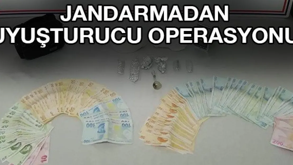 Jandarmadan uyuşturucu operasyonu