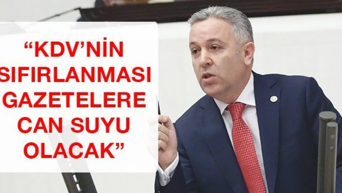 'KDV'NİN sıfırlanması gazetelere can suyu olacak'