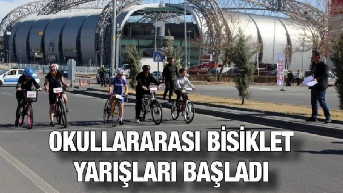 Okullararası Bisiklet Yarışları başladı