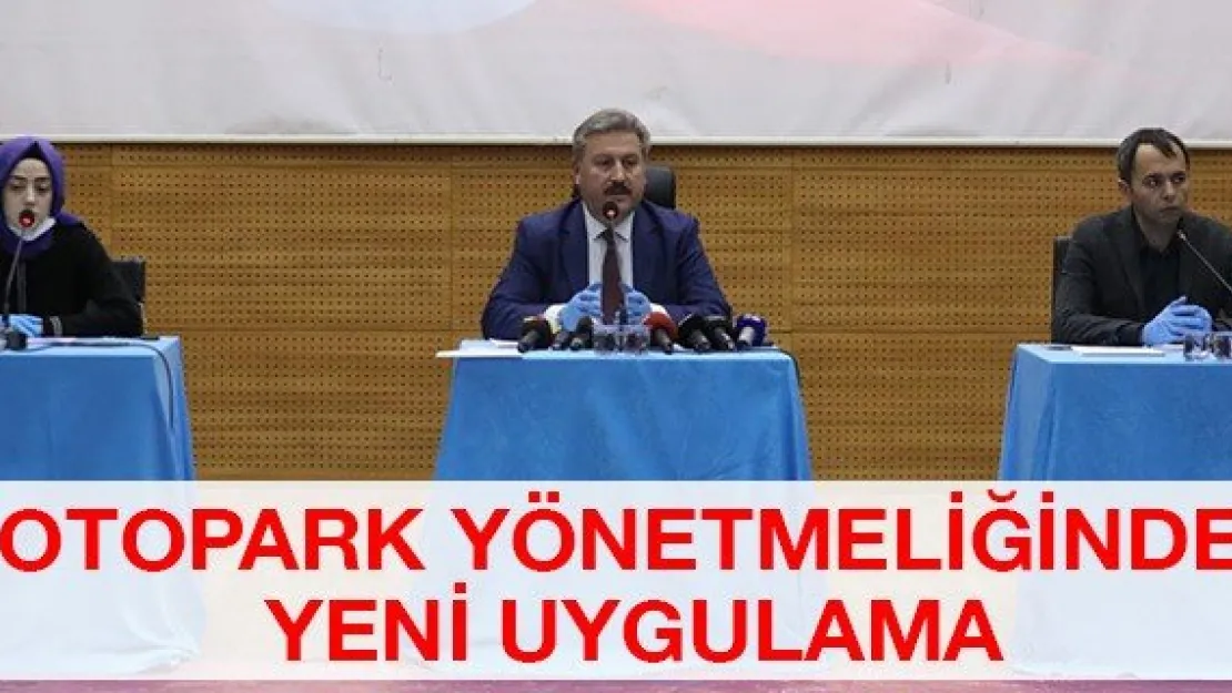 Otopark Yönetmeliğinde yeni uygulama