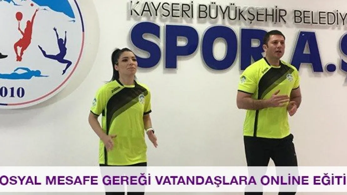 Sosyal Mesafe Gereği Vatandaşlara Online Eğitim