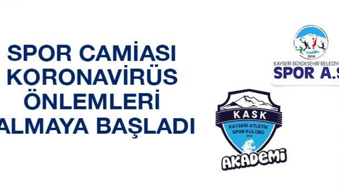 Spor camiası Koronavirüs önlemleri almaya başladı